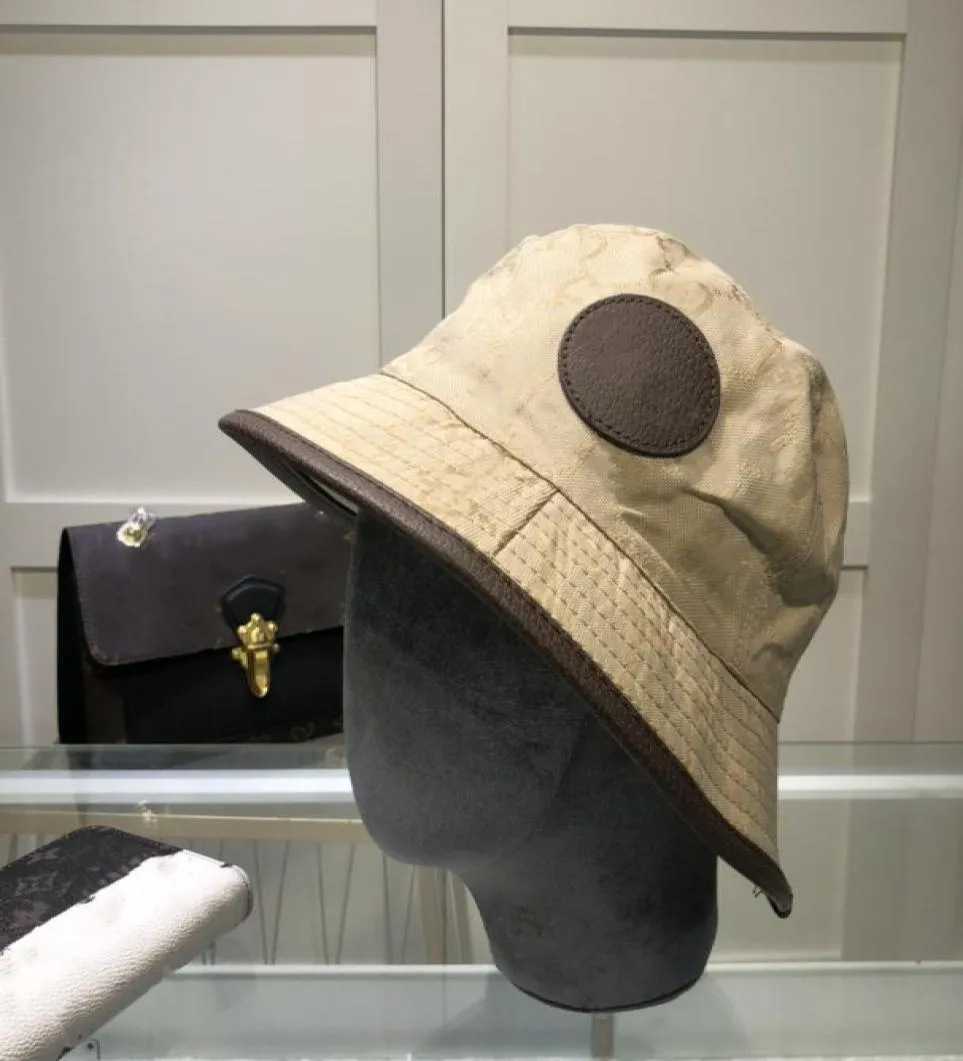 Fashion Bucket Hat Cap for Men Womens Wzory baseballowej czapki czapki Casquettes Fisherman Hats Patchwork Wysokiej jakości Słońce Vis1291285