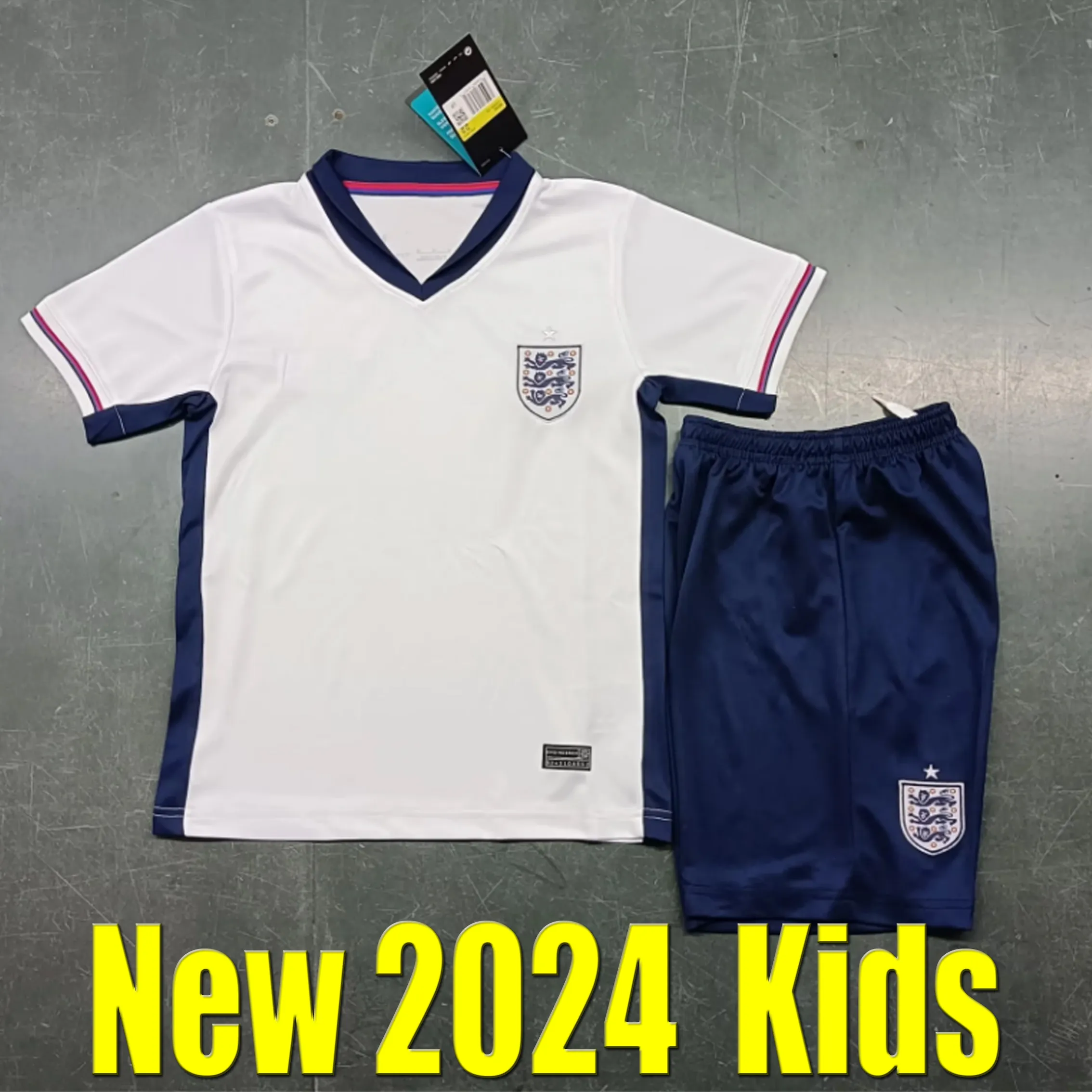 2024 Euro Cup Englands Drużyna narodowa koszulki piłkarskie Bellingham 23 24 Home Rice Saka Foden Rashford Sterling Stones Mount Grealish Kane Kids Fan Football Shir