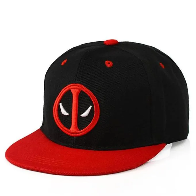 Boll Caps Anime broderi Hip Hop Snapback Hat Cotton Casual Flat Baseball Cap för män Women4406303