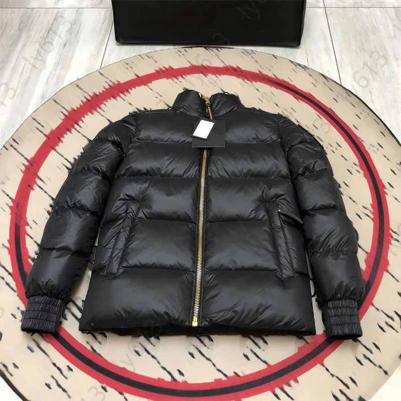Winter jacket with metal logo sale