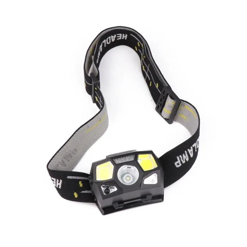 BRELONG Torcia a LED con luce rossa Sensore di movimento ricaricabile USB per corsa, escursionismo, campeggio e bambini232i