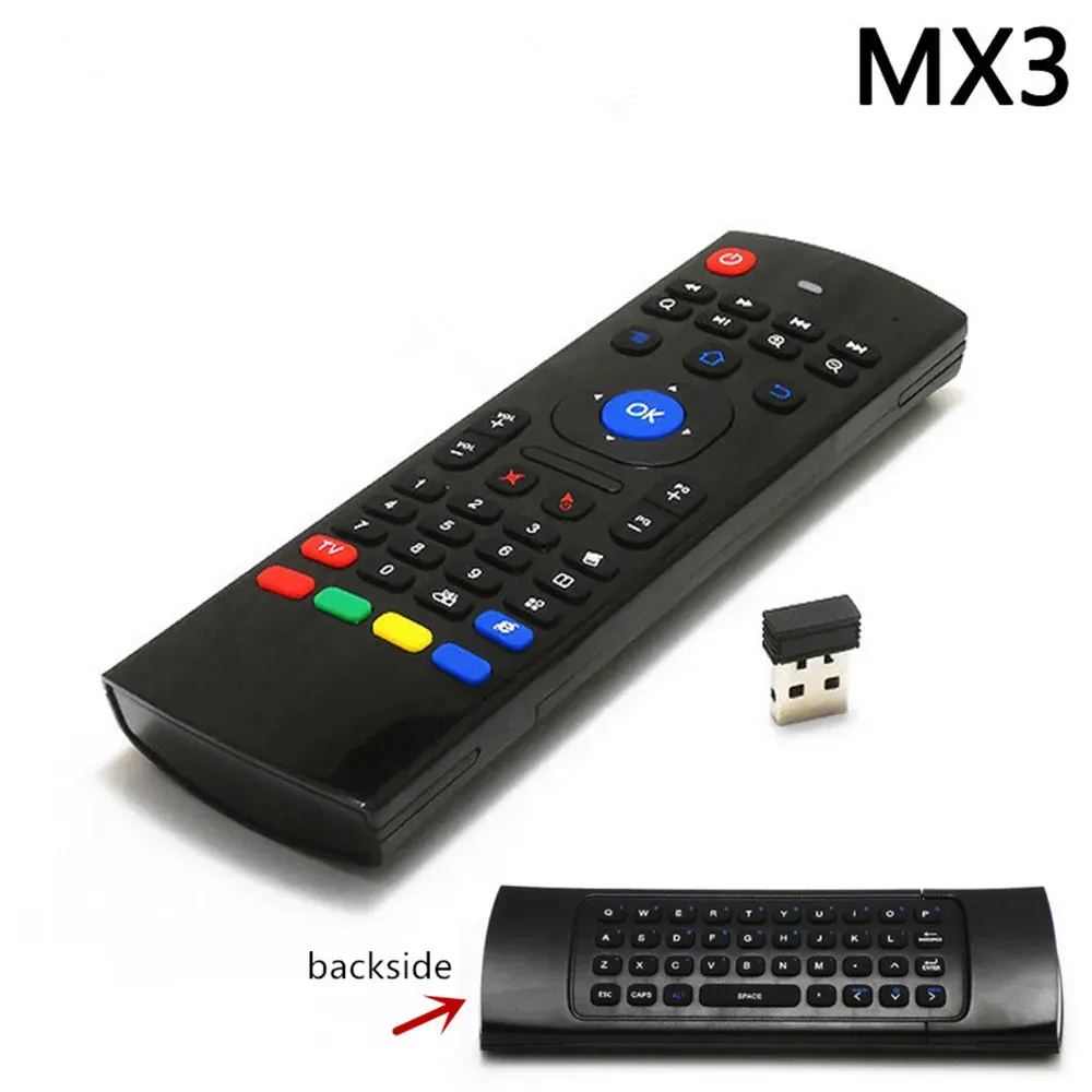 MX3 Air Mouse X8 télécommande intelligente universelle RF clavier sans fil pour Android tv box H96 Max X96 mini ZZ