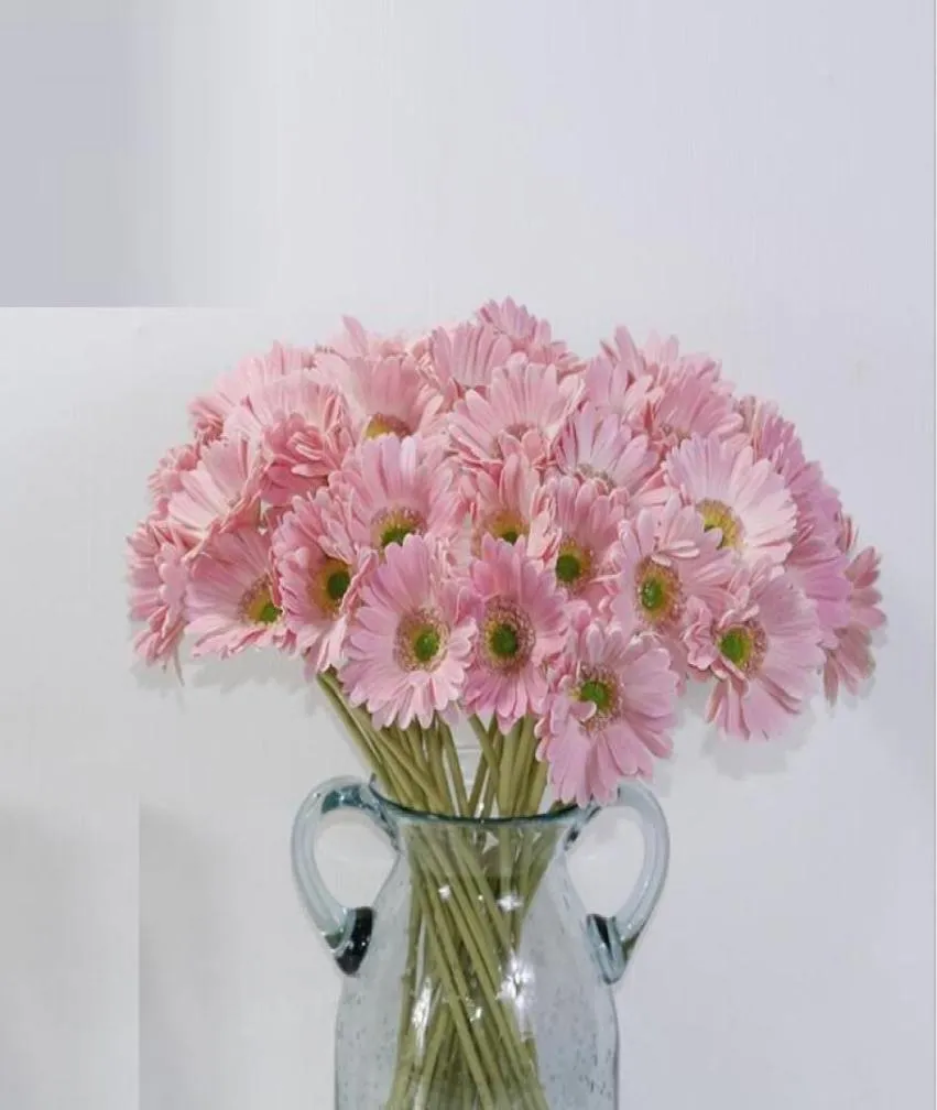 Hoge kwaliteit kunstbloemen PU Kunstmatige Gerbera PU chrysant Real touch kunstmatige Daisy voor bruiloftsdecoraties7722959