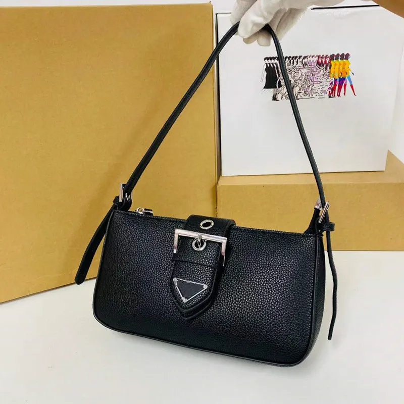 Bolso pequeño de diseñador para mujer, bolsa blanca pequeña francesa, versátil, avanzado, explosivo, de un hombro, bandolera para axila, novedad de 2023