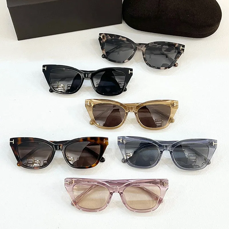 Polarized square acetate cat eye sunglasses with UV400  display picture 3