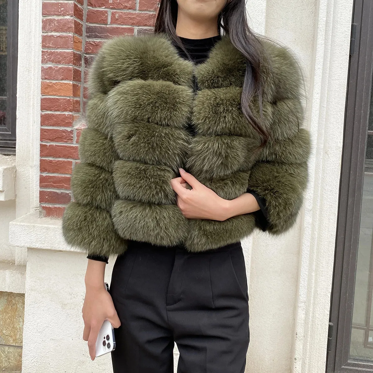 Fourrure Femme Fausse Fourrure R el Manteau De Fourrure Femmes