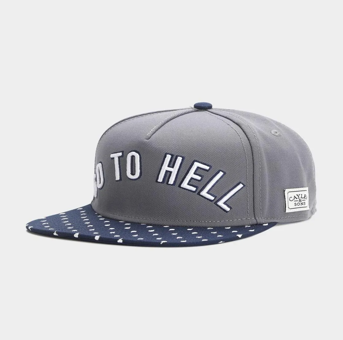 調整可能なBBOY GORRAS GRAY NAVY WHITE CS WL GO GO TO HELL CAP 100 POLIESTER HIP HIP HIP HIP SUMMEN MAN WOMAN SNAPBACKS2410429