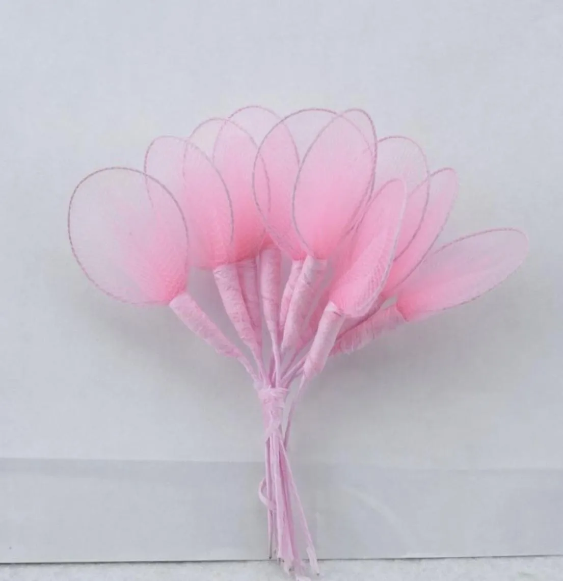 200st Artificial Nylon Flower Petal Nylon Stock Racket DIY Stocking Flower Making Material Fake Plant Wedding Decorations2255278