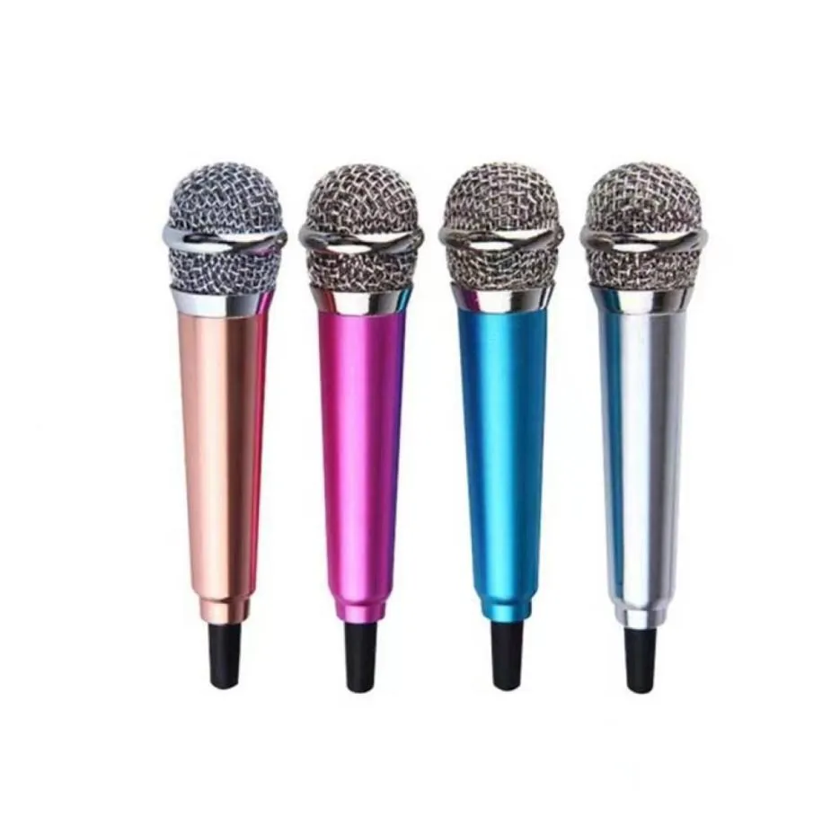 5 Mini Jack 35mm Studio Lavalier Profesyonel Mikrofon Partisi Malzemeleri Cep Telefonu Bilgisayarı İçin El Mikrofon Karaoke HT0015708808