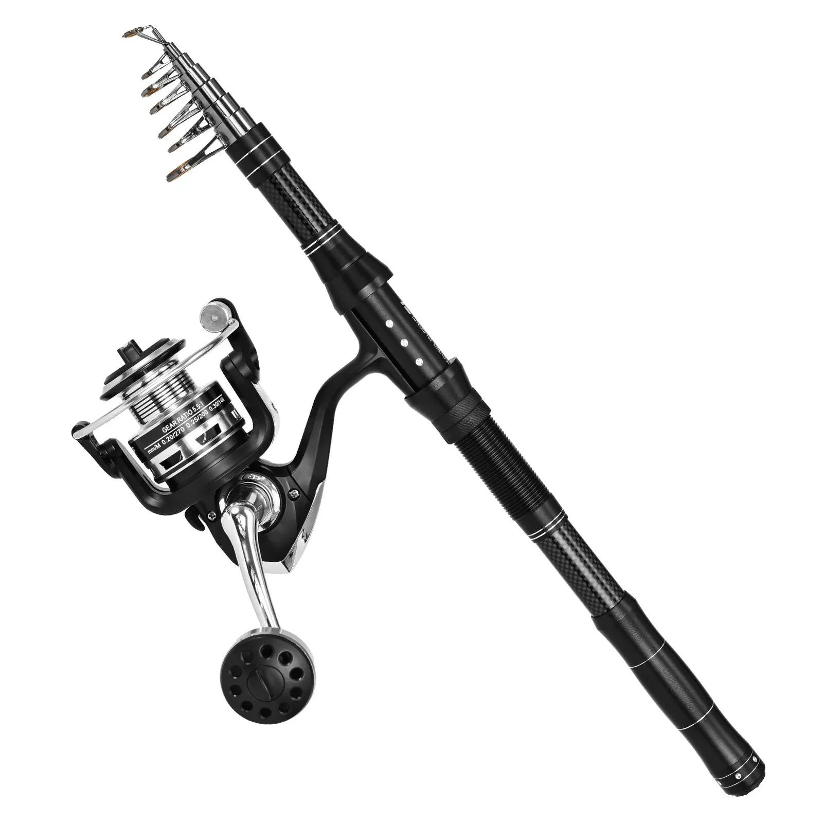 Waterfishing Telescopic Pole Set Telescopic Rod, Reel, Combos