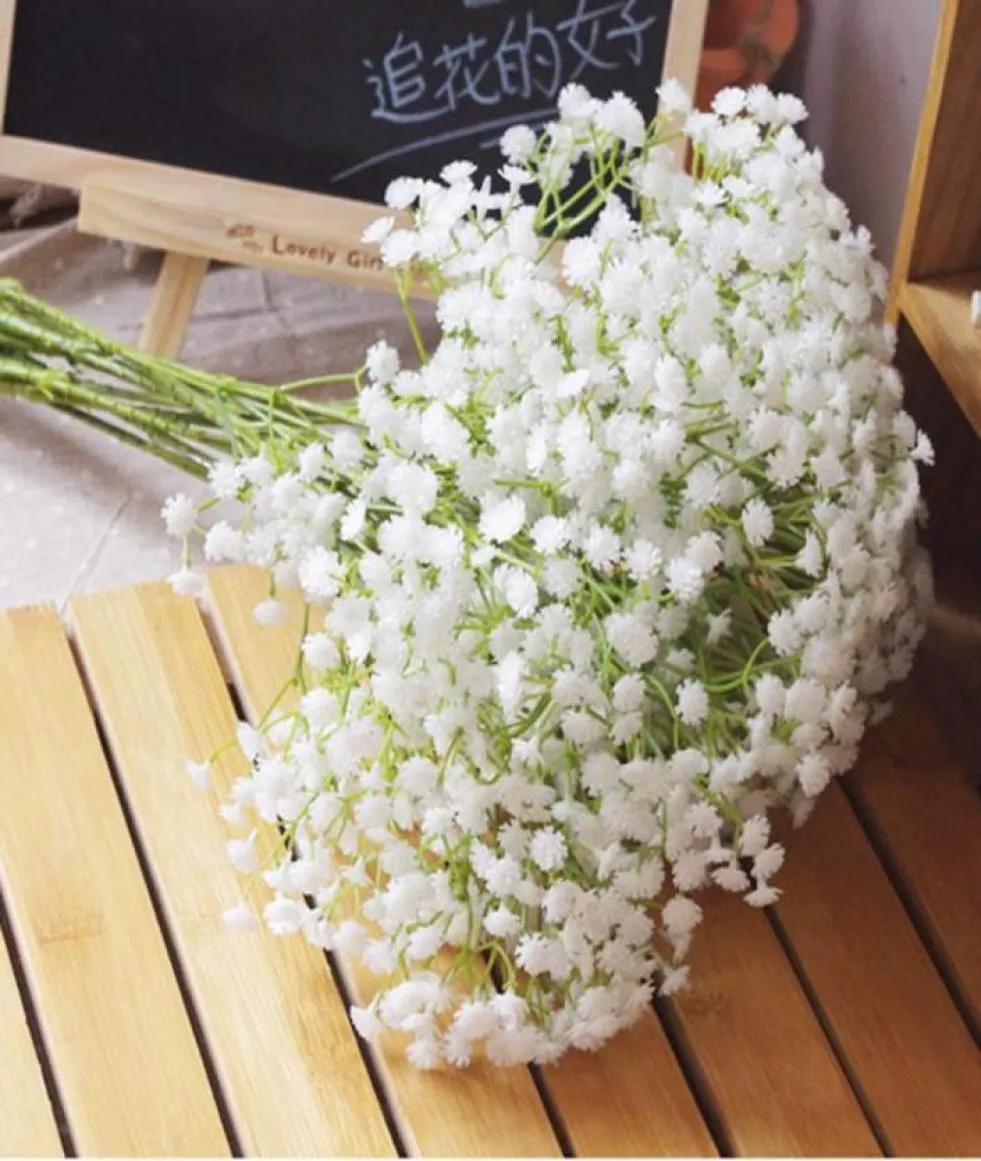 33CM1299 -Quot Długość Symulacja Sztuczne kwiaty Starry Gypsophila Babysbreath Bush Domowe dekoracja Wedding Flower2105770