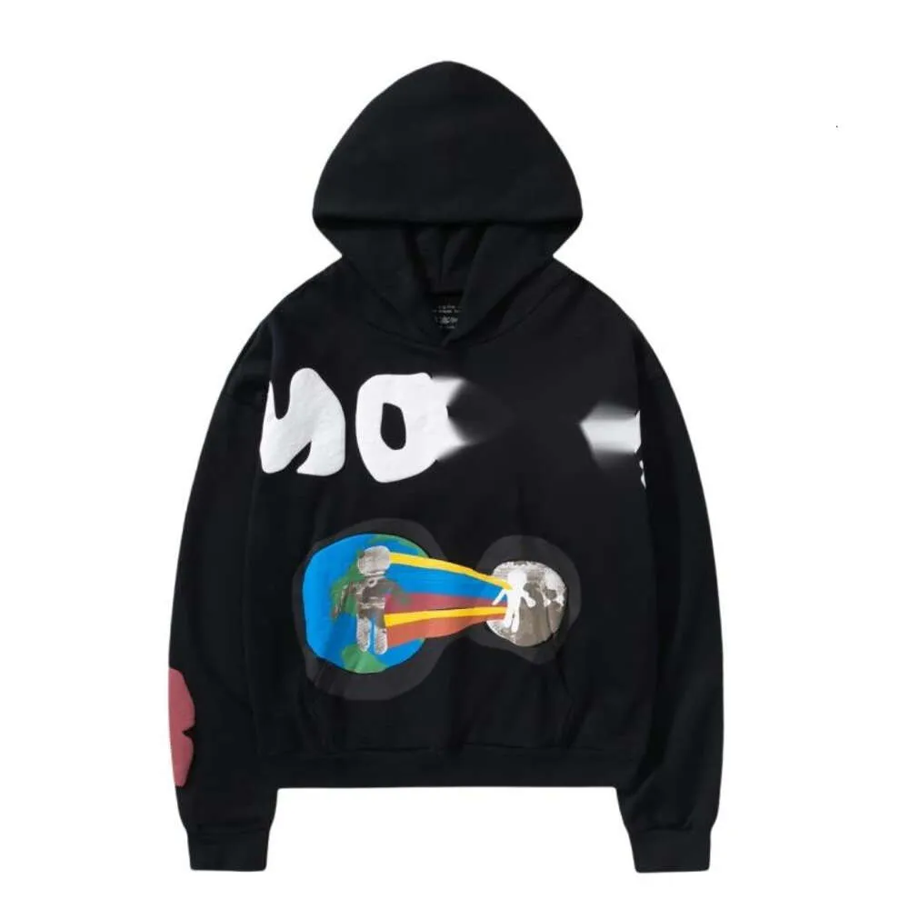 Kanyes Sweat à capuche Designer Fashion Man Sweatshirts CPFM GA Rainbow Mousse Lettre Graffiti Co Marque Pull High Street Casual Sweat à capuche Kanyes Même style