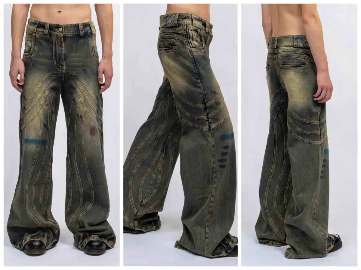 Nofaith Studios Heavy Industry Wave Ripple Loose Denim Nofaith Studios Heavy Industry Wave Ripple Loose Denim