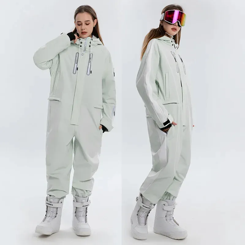 Andere Sportartikel Skianzüge Erwachsene Isolierung Outdoor-Snowboard-Overalls Wasserdicht Winddicht Skifahren Einteilige Kleidung Overalls für Männer Frauen 231211