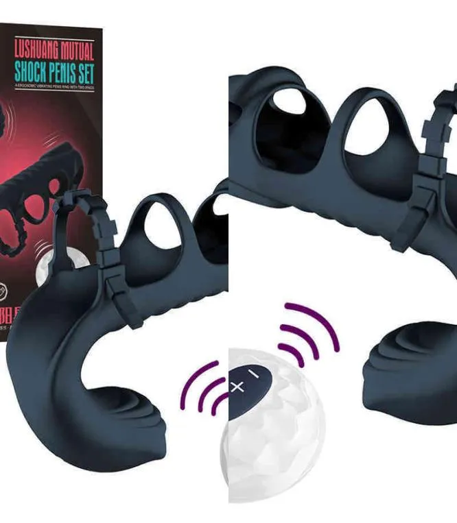 NXY Cockrings Penis Vibrating Ring Lasting Enlarge Cock Stimulate Massage Men039s Wearable Training Device Sex Toys for Men g S9704929