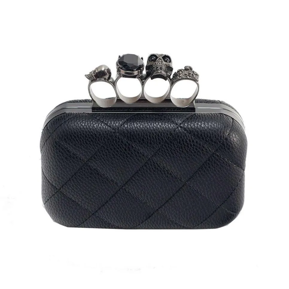 wallet 2021 hand grasping skull ring holding dinner bag chain shoulder women's251Z