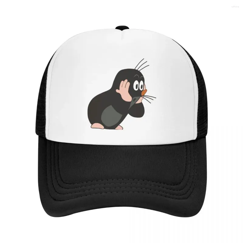 Casquettes de baseball Classique Taupe Surpris Chapeau De Camionneur Réglable Adulte Dessin Animé Krtek Petit Maulwurf Casquette De Baseball Chapeaux D'été Snapback