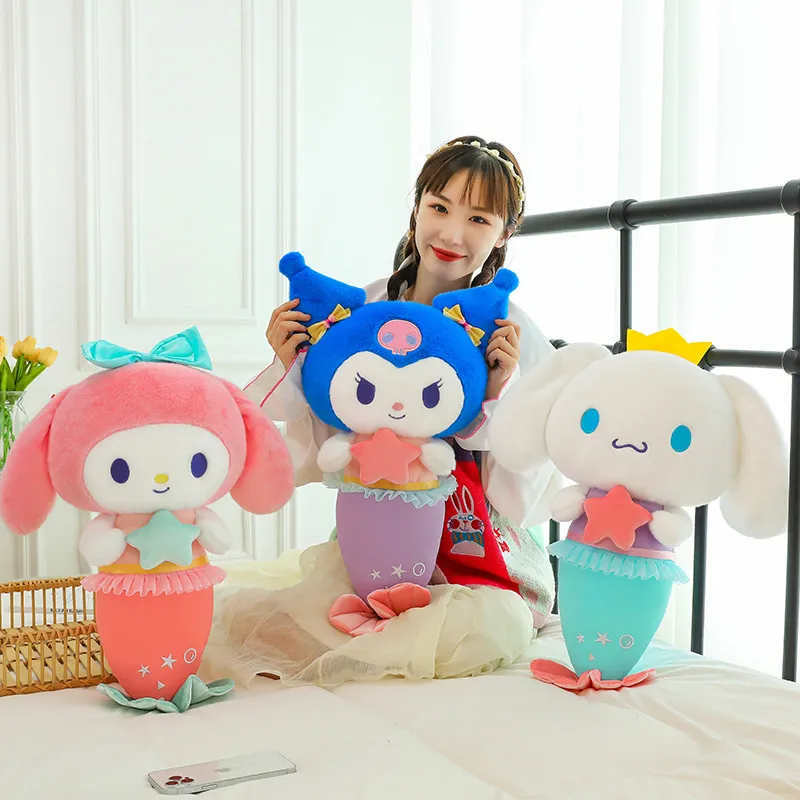 2023 Christmas New Cute Cartoon Character Plush Toy Soft Fill Pillow to Soothing Sleep Toy Gift Wholesale in Stock
