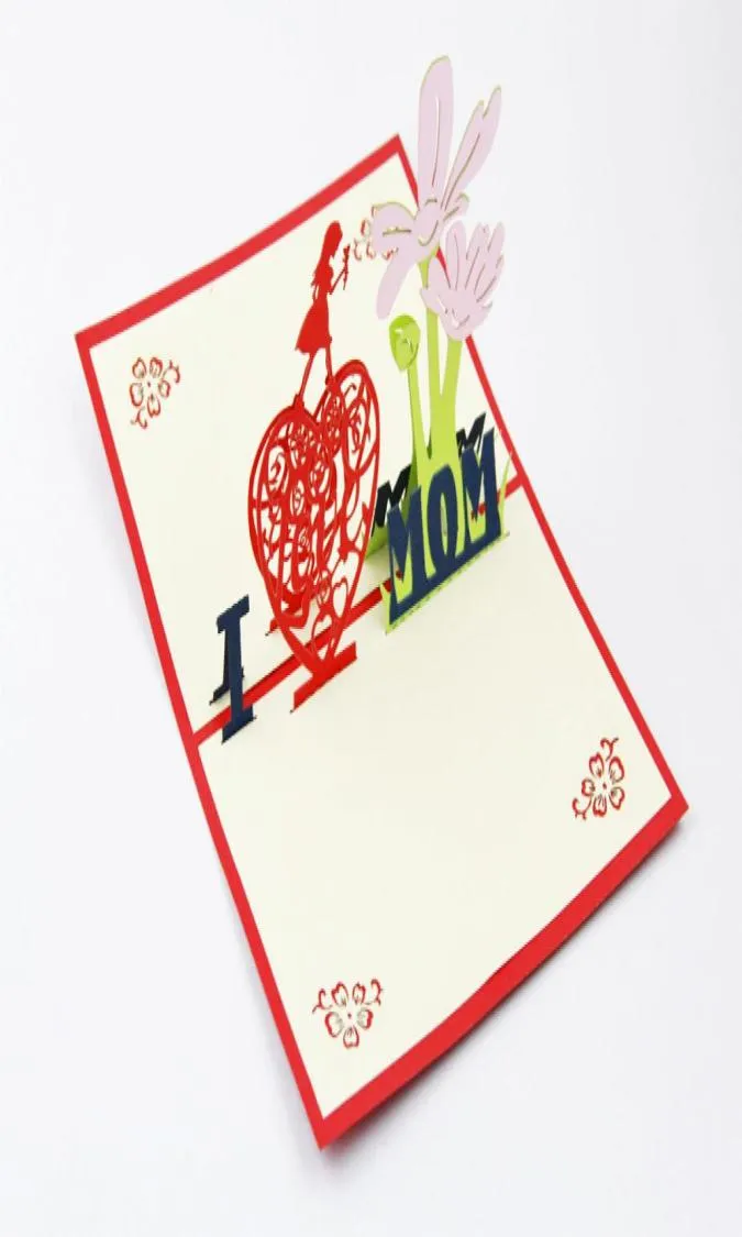 3D-wenskaart Thanksgiving-kaarten Kerstkaarten Bedankt moeder voor wenskaarten Bessing-kaarten Bedankt moeder7649888