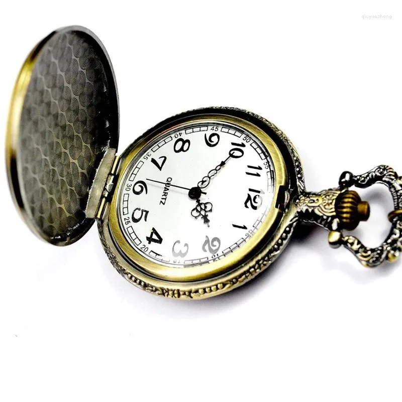 Pocket Watches Vintage Pendant Analog Dial Men's Twelve Zodiac Round Eloy Quartz Watch Halsband Cadeau Homme