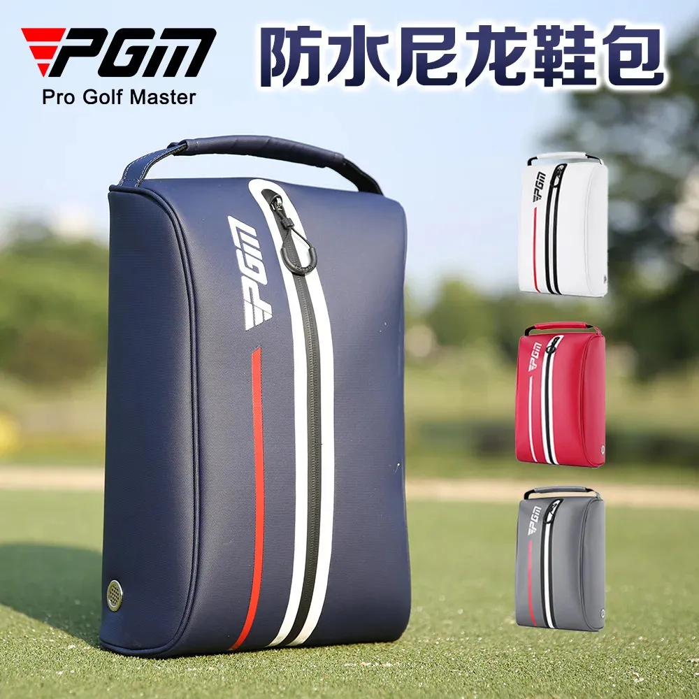 Golfväskor PGM Golfskor Väska Män och kvinnors bärbara skopåse Mini Golf Bag Waterproof Nylon Fabric Factory Direct Sales XB006 231211