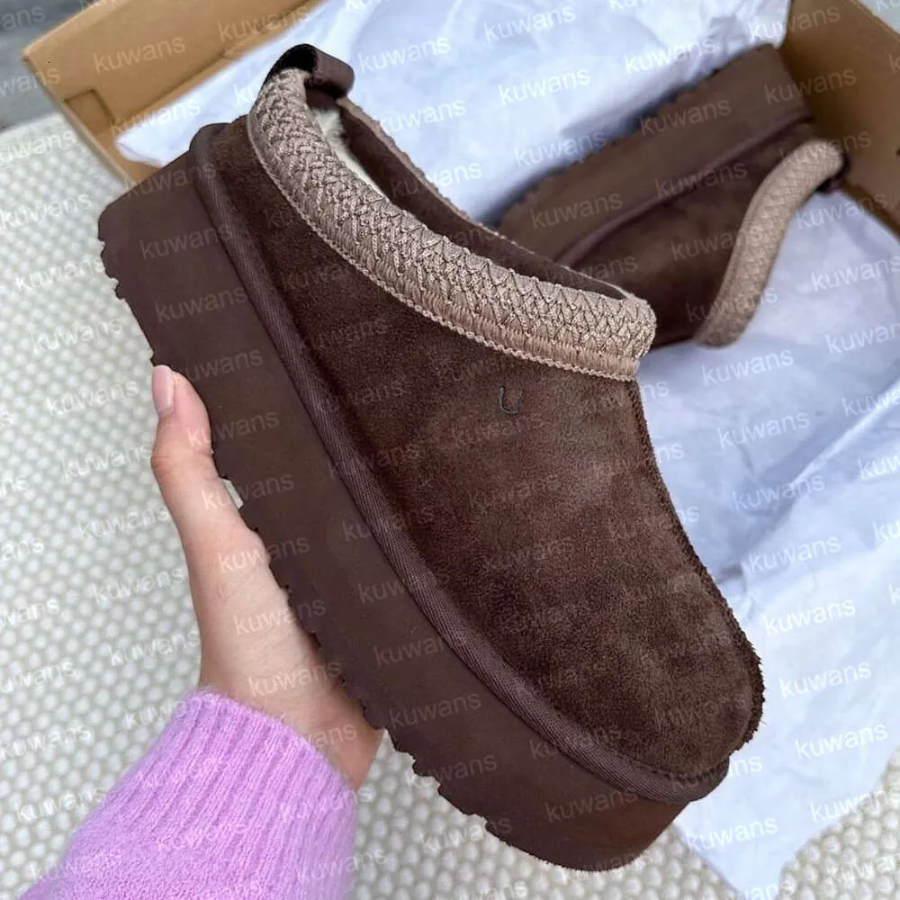 Tasman Slippers Tazz Platform Classic Ultra Mini Boots In Burnt Cedar ...