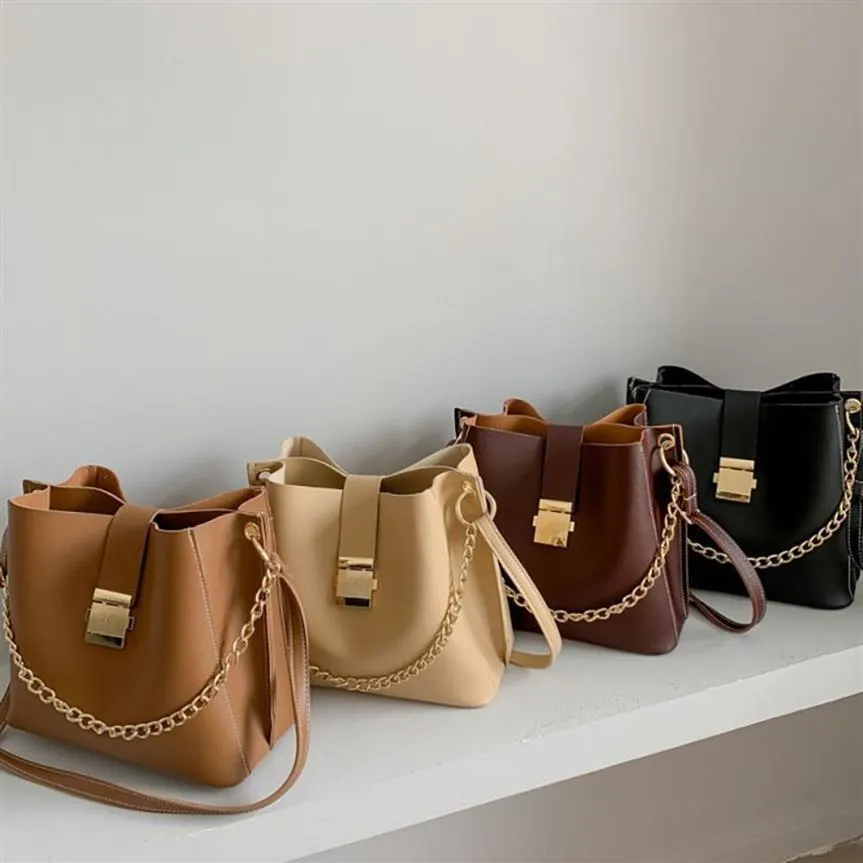 Großkapazität Einkaufstaschen modische Wildfarbklappe Handtasche Frauen PU Crossbody Bag Umhängetasche262e