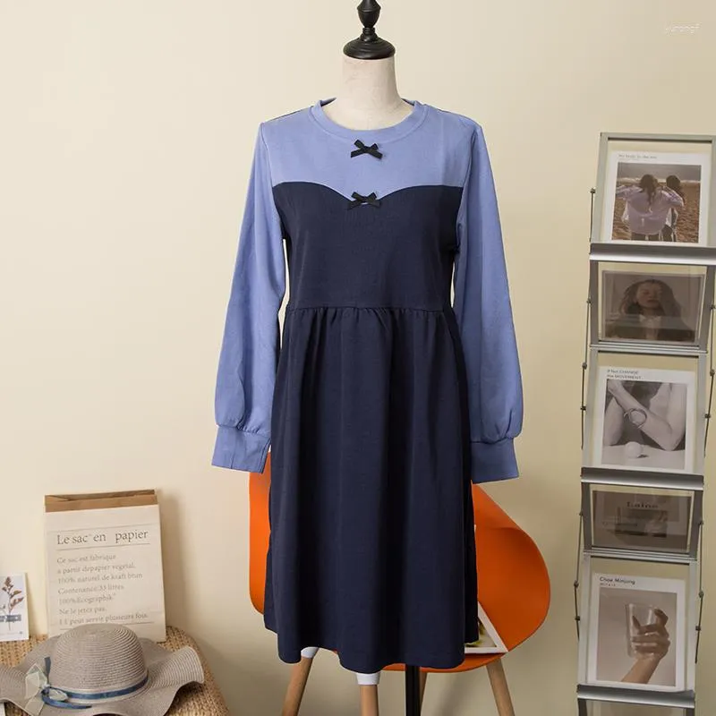 Casual Dresses Withdraw From Cupboard Discount For Shopping Malls! No Body Type/Mid Length Long Sleeve Loose Dress Women