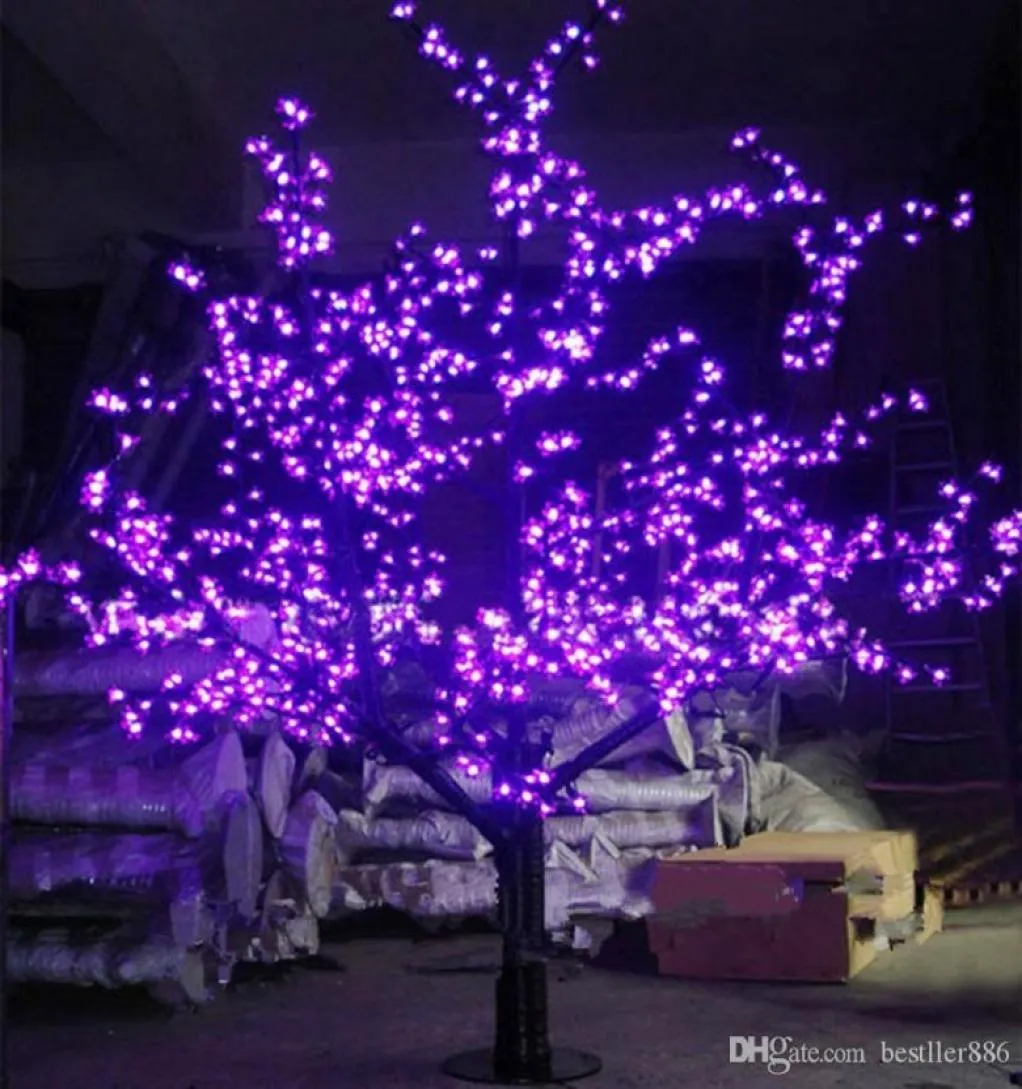 LED Christmas Light Cherry Blossom Tree Light 1248pcs LEDs 6ft18M Height 110VAC220VAC Rainproof Outdoor Usage Drop 9261750