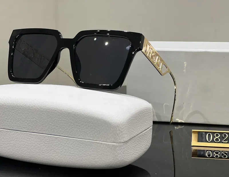 럭셔리 디자이너 선글라스 여성 남성 선글라스 트렌디 한 패션 야외 여행 UV400 스포츠 주행 일요일 안경 고품질