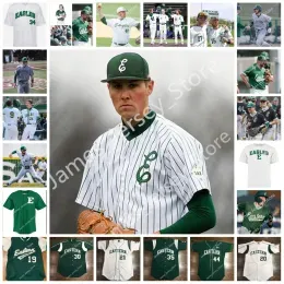 Eastern Michigan Eagles EMU Stitched College Baseball Jersey 8 ELI GORA 9 TYLER HELGESON 10 BRENDAN ALVORD 14 DOM ANDERSON JARED KAUFFMAN JA