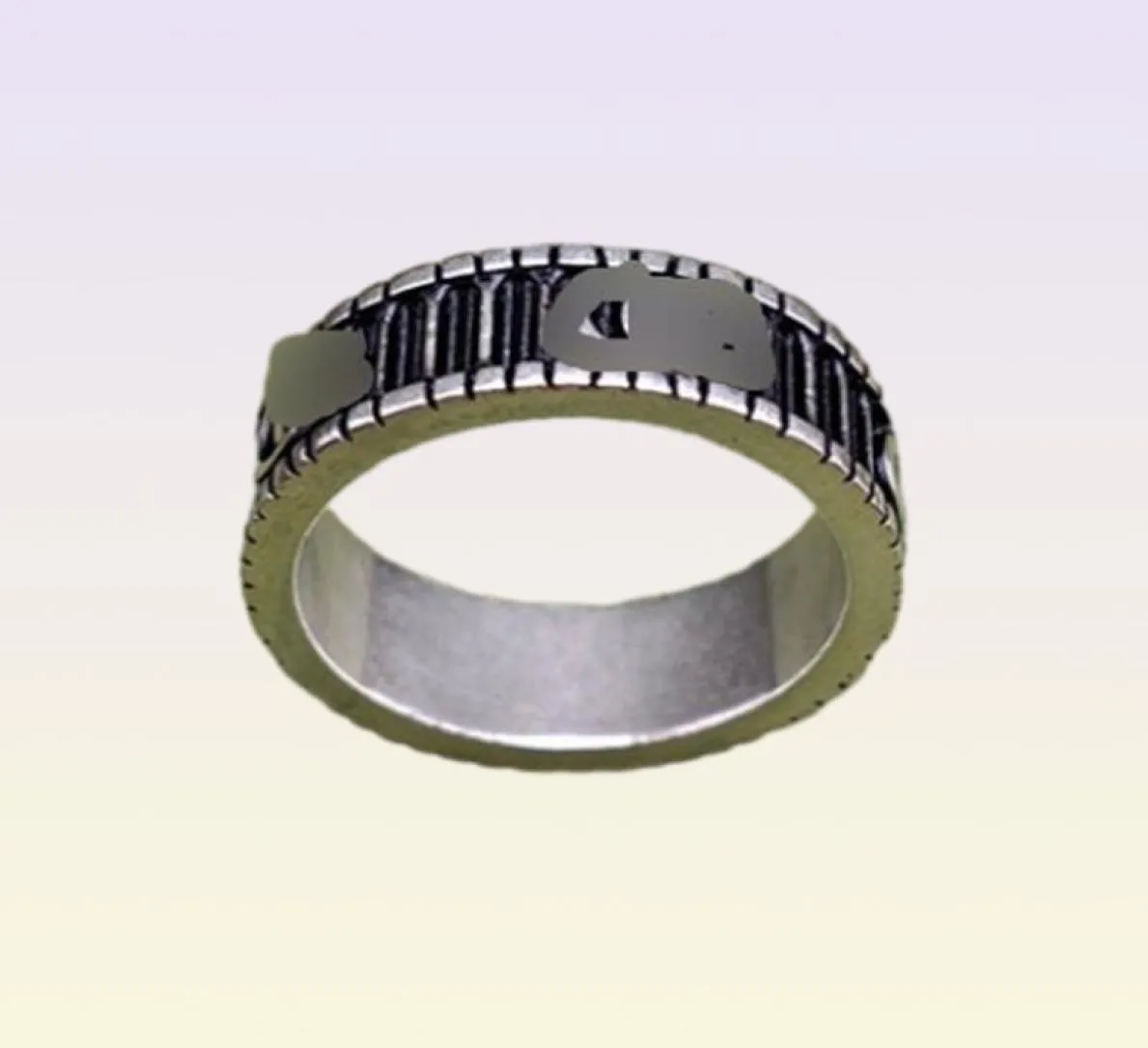 The original s925 silver stripe fashion hiphop couples ring28214220438