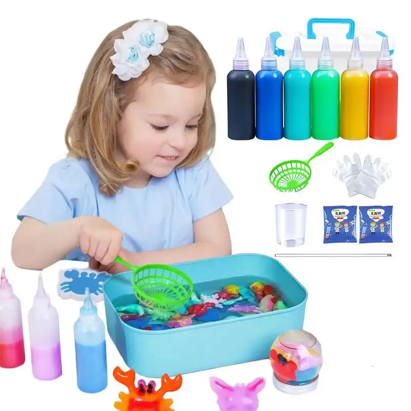 JOPSHEEN Magic Water Elf Kit - DIY Aqua Fairy Gel Bastelset Für Kinder (18 Farben)