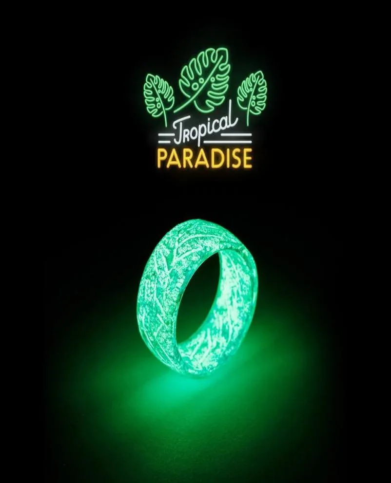 Cluster ringen mode kleurrijk lumineuze siliconen ring vrouwen mannen fluorescerende gloeiende gloeiende hars kerstspeelgoed cadeau voor kinderen 7093288