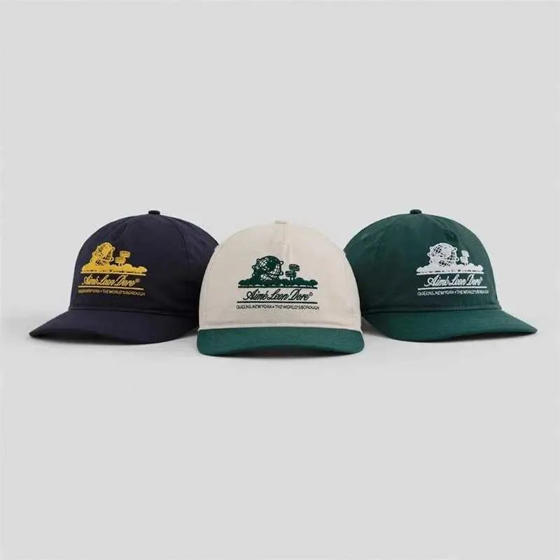 Retro Embroidered Kangol Baseball Cap For Couples Wide Brim