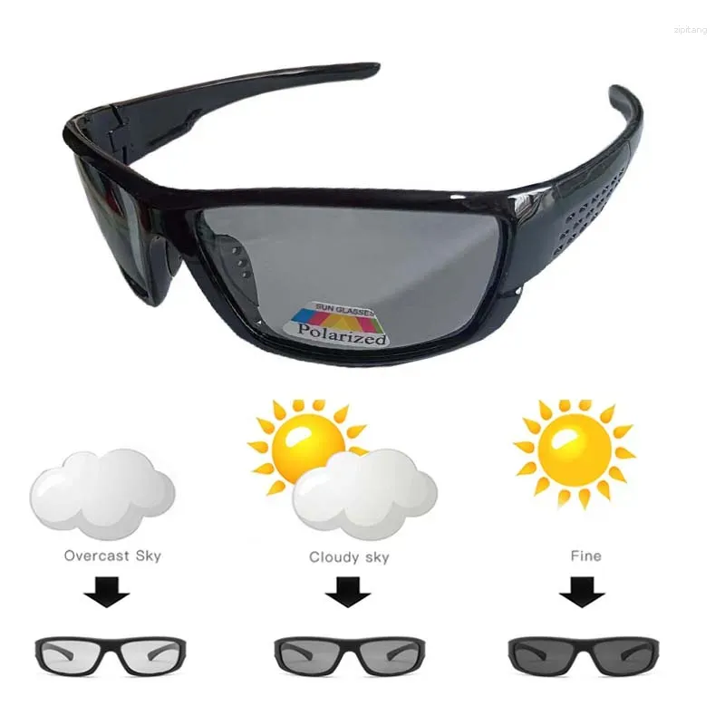 Mens Polarized Sunglasses For Outdoor Sports, Fishing, Cycling UV400 5102  Designer Goggles With Discoloration Feature From Zipitang, $6.44