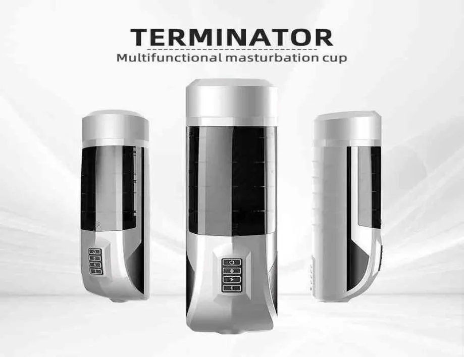 NXY Ghost Exerciser s Terminator Battleship Électrique Automatique Pénis Sucer Masturbation Tasse Un Jouet Sexuel pour Homme De Fut2784196