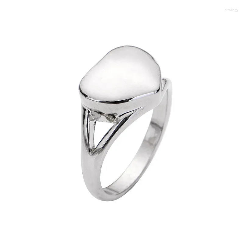 Klaster pierścieni Japan Memorial Family Członek Pet Urn Ring Love Heart for Women