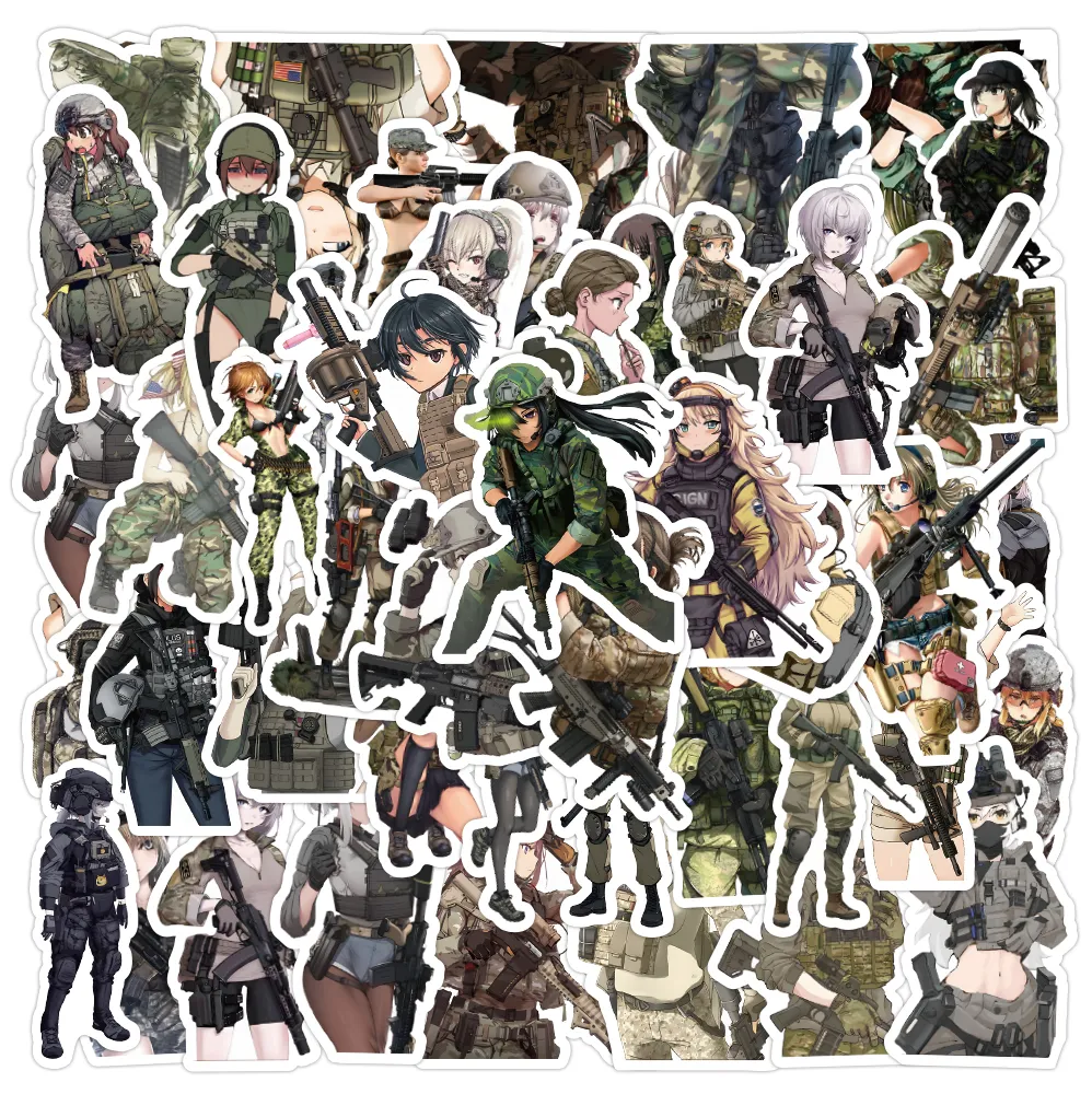 51 Шт., Камуфляжные Крутые Девушки, Аниме, Граффити, Водонепроницаемые  Наклейки Из ПВХ, Набор Для Холодильника, Автомобиля, Чемодана, Ноутбука,  Чашки Для Ноутбука, Телефона, Стола, Велосипеда, Скейтборда, Чехол. От 279  руб. | DHgate