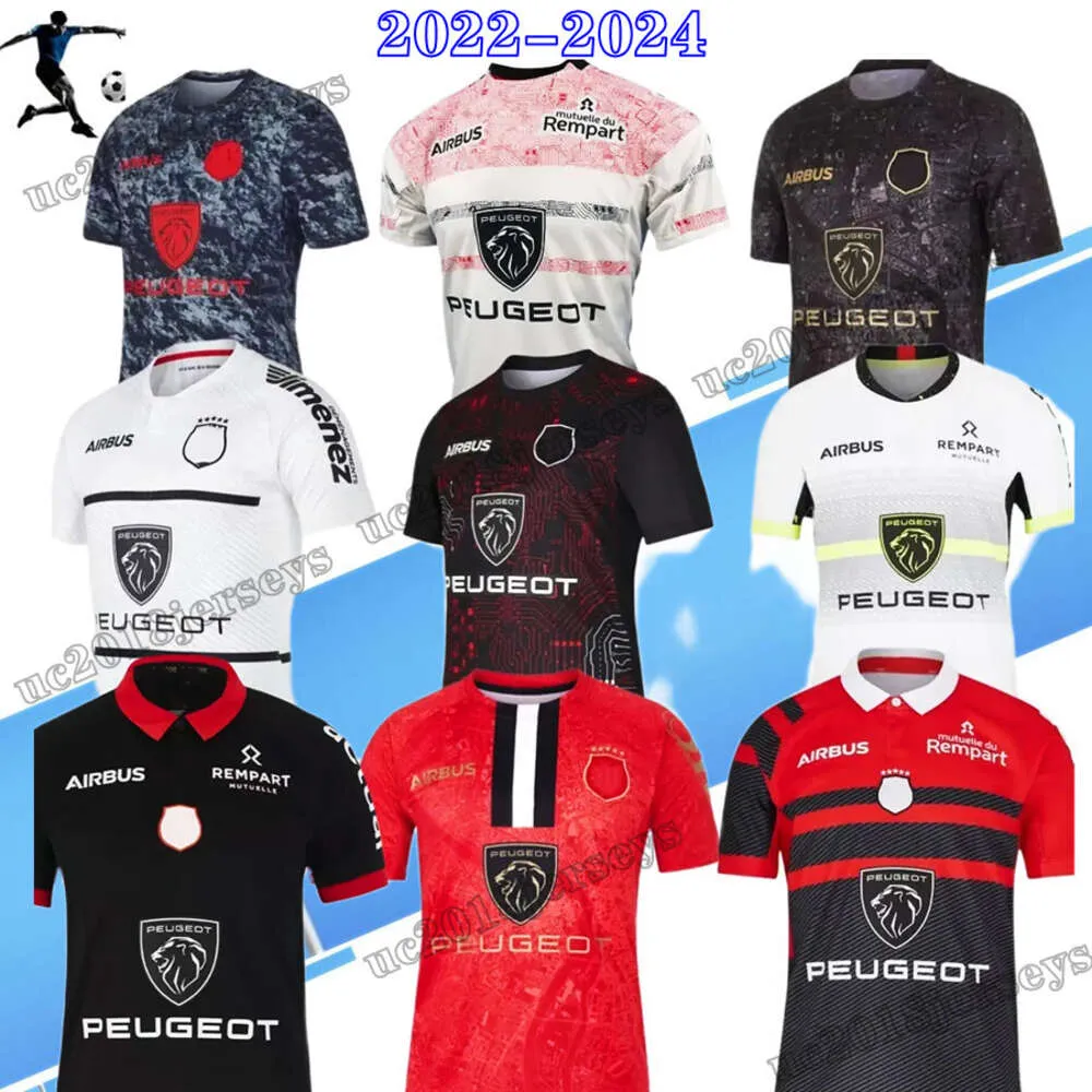 2023 2024 Toulous Rugby Jersey Maillot Stade Francais Paris Union Toulouser 23 24ホームアウェイペルシャンアーネストウォロンウォームアップシャツサイズ