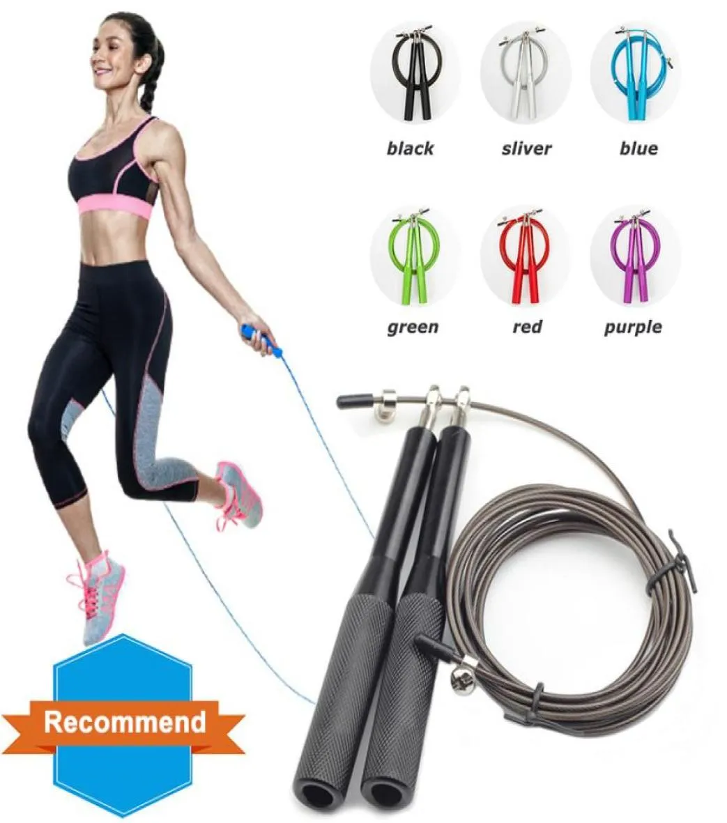 Comba CrossFit Speed Jump Rope Professional Boxing Fitness Skip Exercise Gym Workout Training1385569のためのロープ