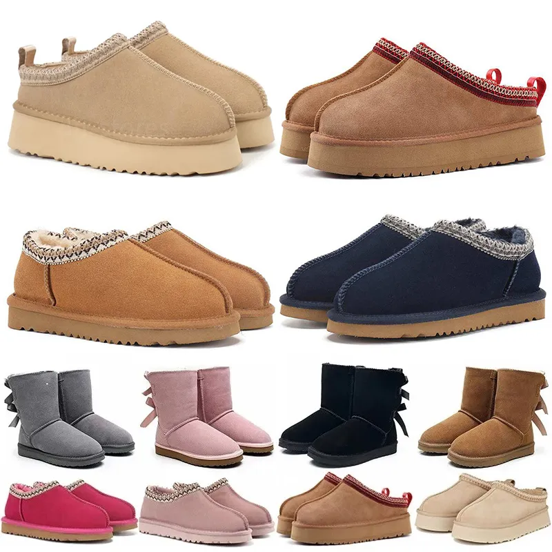 tazz tasman tofflor päls slider senap frö klassisk ultra mini plattform boot muede uggsboot tasman diskett toffel män kvinnor skor muls vinter designer tossor