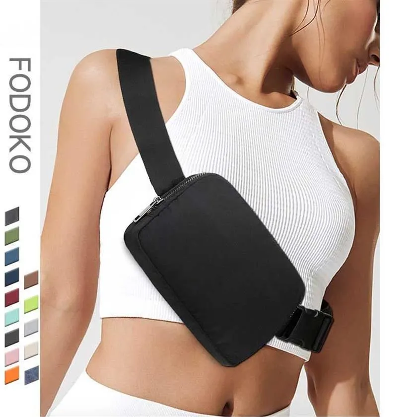 Bolsas de cintura Fanny Packs Diseñador Accesorios de yoga Almacenamiento de teléfonos móvil