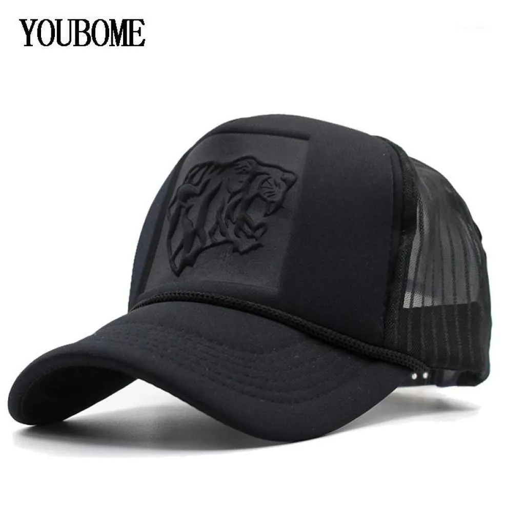 Youbome boné de beisebol feminino preto snapback bonés masculinos chapéus para homens malha verão hip hop casquette osso verão masculino pai boné hat11018920