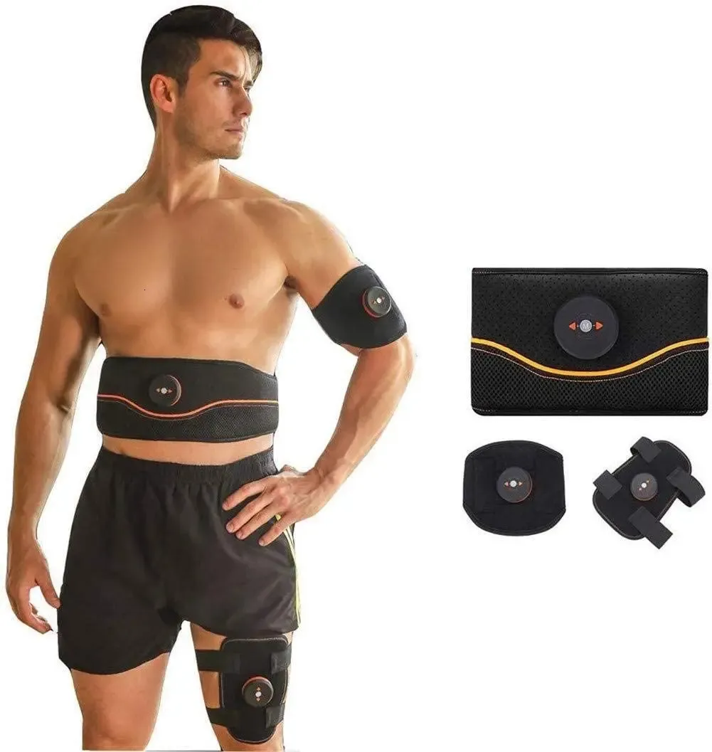 Core Abdominal Trainers Electric Vibration Slimming Belt uppladdningsbar EMS midja arm tätt trimmer viktminskning fitness träning abdominal abs toning bälte 231211