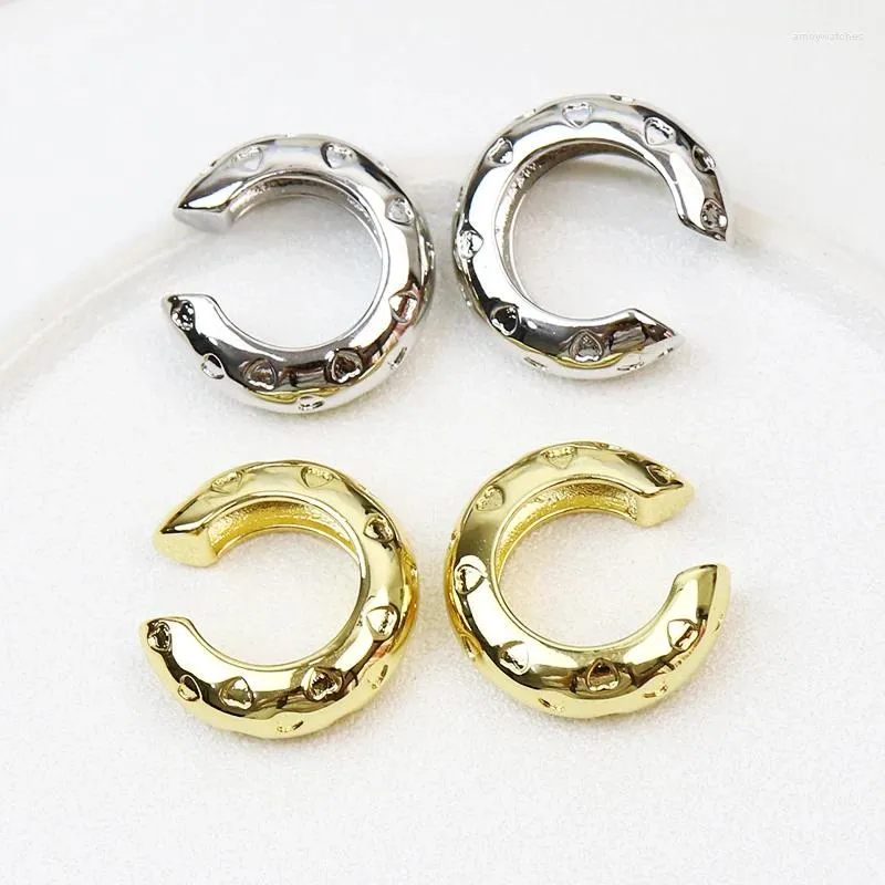 Boucles d'oreilles pendantes 10 paires, manchette d'oreille métallique rétro en forme de C Punk fête géométrique Design de mode 30693