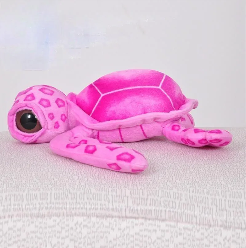 Peluş Yastıklar Yastıklar Seksi Büyük Gözlü Turtle Bebek Okyanus Okyanusu Peluş Oyuncak Yastığı 15cm Dolgulu Hayvan Oyuncak Eşyaları Artı Hayvan Yastığı