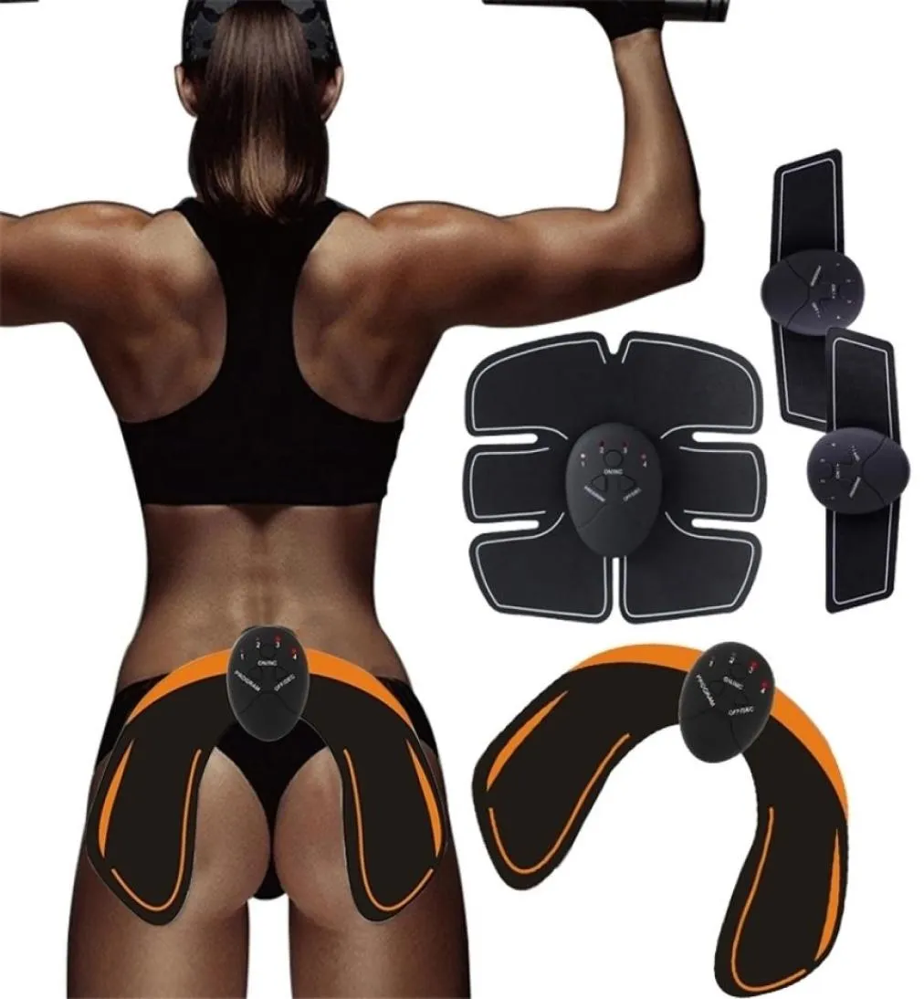 EMS Hip Trainer Spierstimulator ABS Fitness Billen Butt Lifting Bil Toner Afslanken Massager Unisex 2207013444317