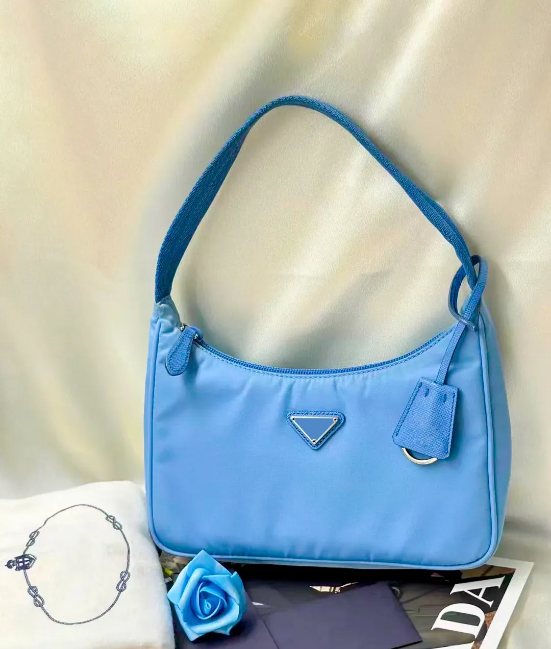 Luxury Designers Shoulder bag 7A quality Safino Triangle handbags bag Womens Crossbody Clutch underarm bags famous classic Totes pochette bag
