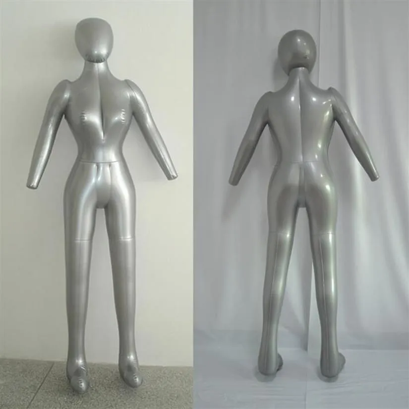 New Fashion sexy clothes Inflatable mannequin Full Body Female Model with Arm Ladies cloth xiaitextiles Window doll Display Props 296j